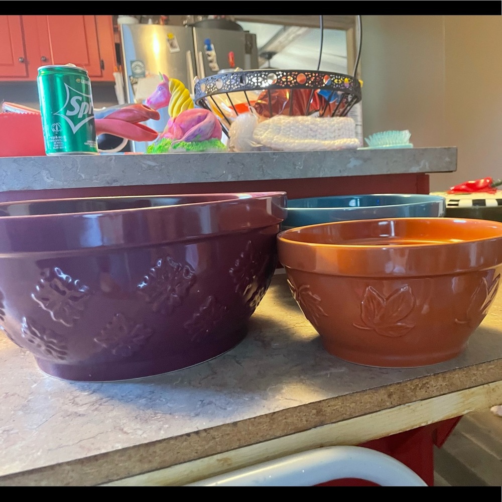 Pioneer Woman 3 piece mixing bowls